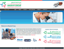 Tablet Screenshot of maskatimedicalgroup.com
